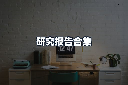 研究报告合集